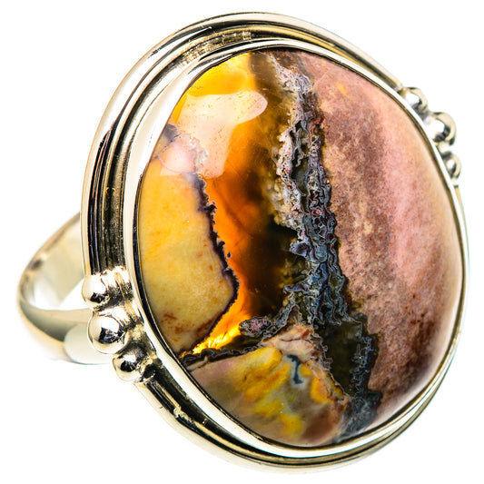 Butterfly Jasper Rings handcrafted by Ana Silver Co - RING98867