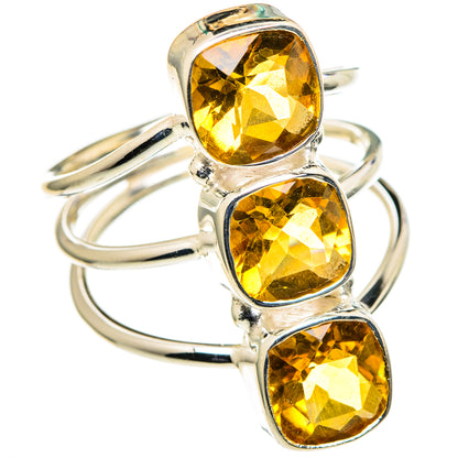 Citrine Rings handcrafted by Ana Silver Co - RING98870