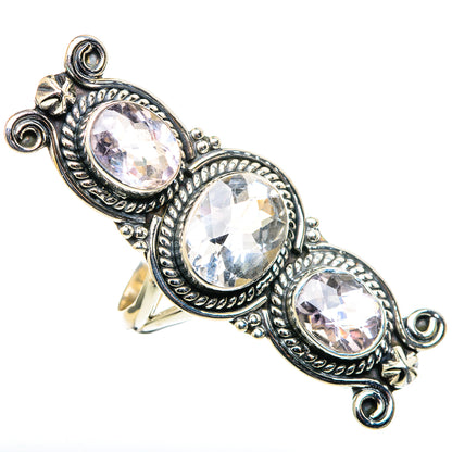 White Quartz Rings handcrafted by Ana Silver Co - RING98878