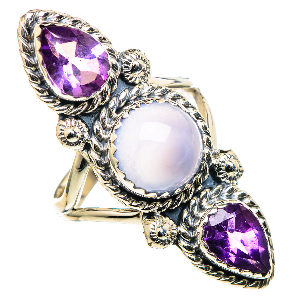 Chalcedony Rings handcrafted by Ana Silver Co - RING98883