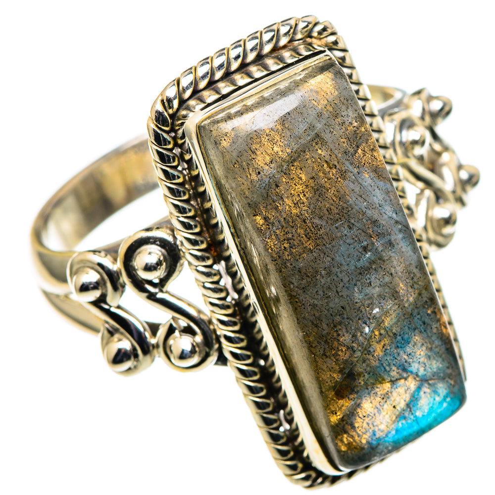 Labradorite Rings handcrafted by Ana Silver Co - RING98892