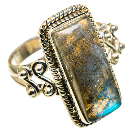 Labradorite Rings handcrafted by Ana Silver Co - RING98892