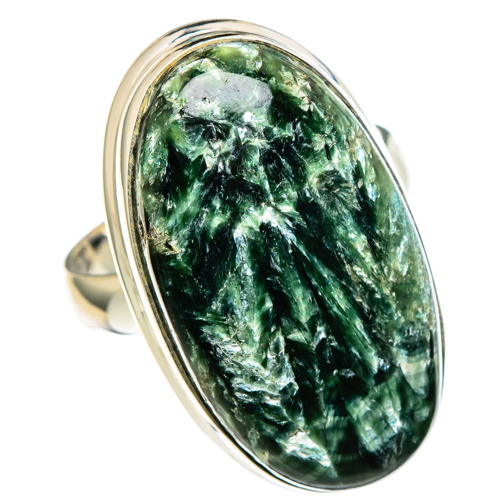 Seraphinite Rings handcrafted by Ana Silver Co - RING98895