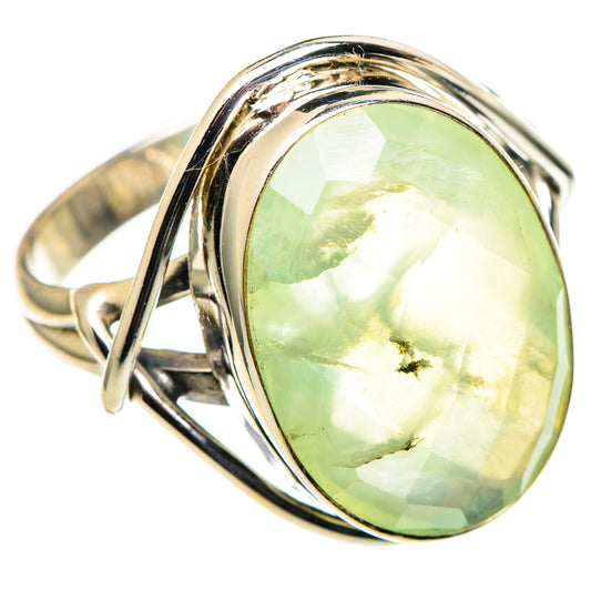 Prehnite Rings handcrafted by Ana Silver Co - RING98896 - Photo 2