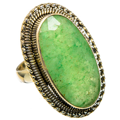 Green Aventurine Rings handcrafted by Ana Silver Co - RING98897