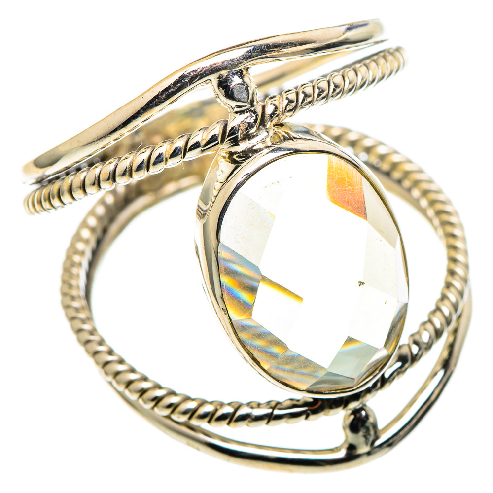 Green Amethyst Rings handcrafted by Ana Silver Co - RING98898