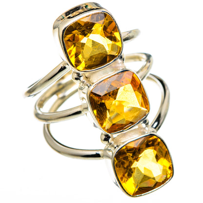 Citrine Rings handcrafted by Ana Silver Co - RING98902