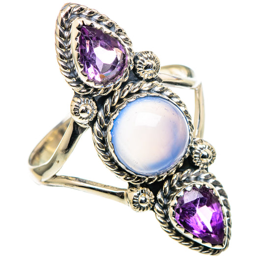 Chalcedony Rings handcrafted by Ana Silver Co - RING98903