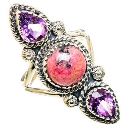 Rhodonite Rings handcrafted by Ana Silver Co - RING98904