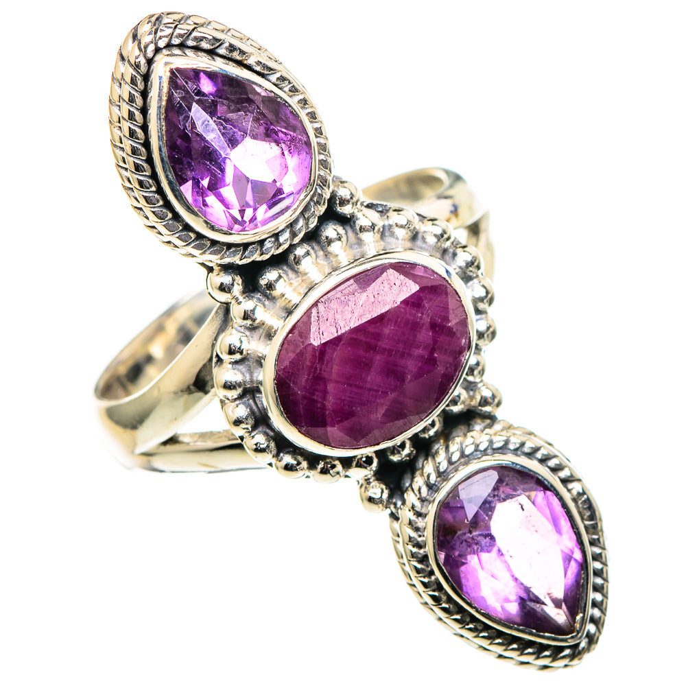 Ruby Rings handcrafted by Ana Silver Co - RING98905