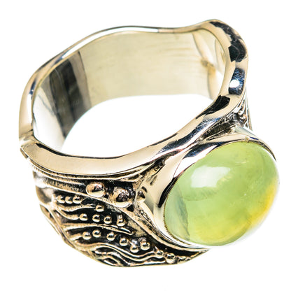 Prehnite Rings handcrafted by Ana Silver Co - RING98916 - Photo 2