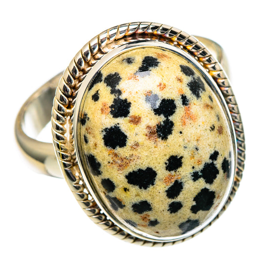 Dalmatian Jasper Rings handcrafted by Ana Silver Co - RING98917
