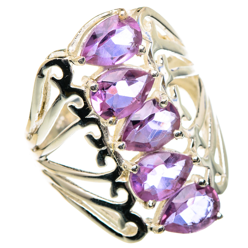 Color Change Alexandrite (lab.) Rings handcrafted by Ana Silver Co - RING98928