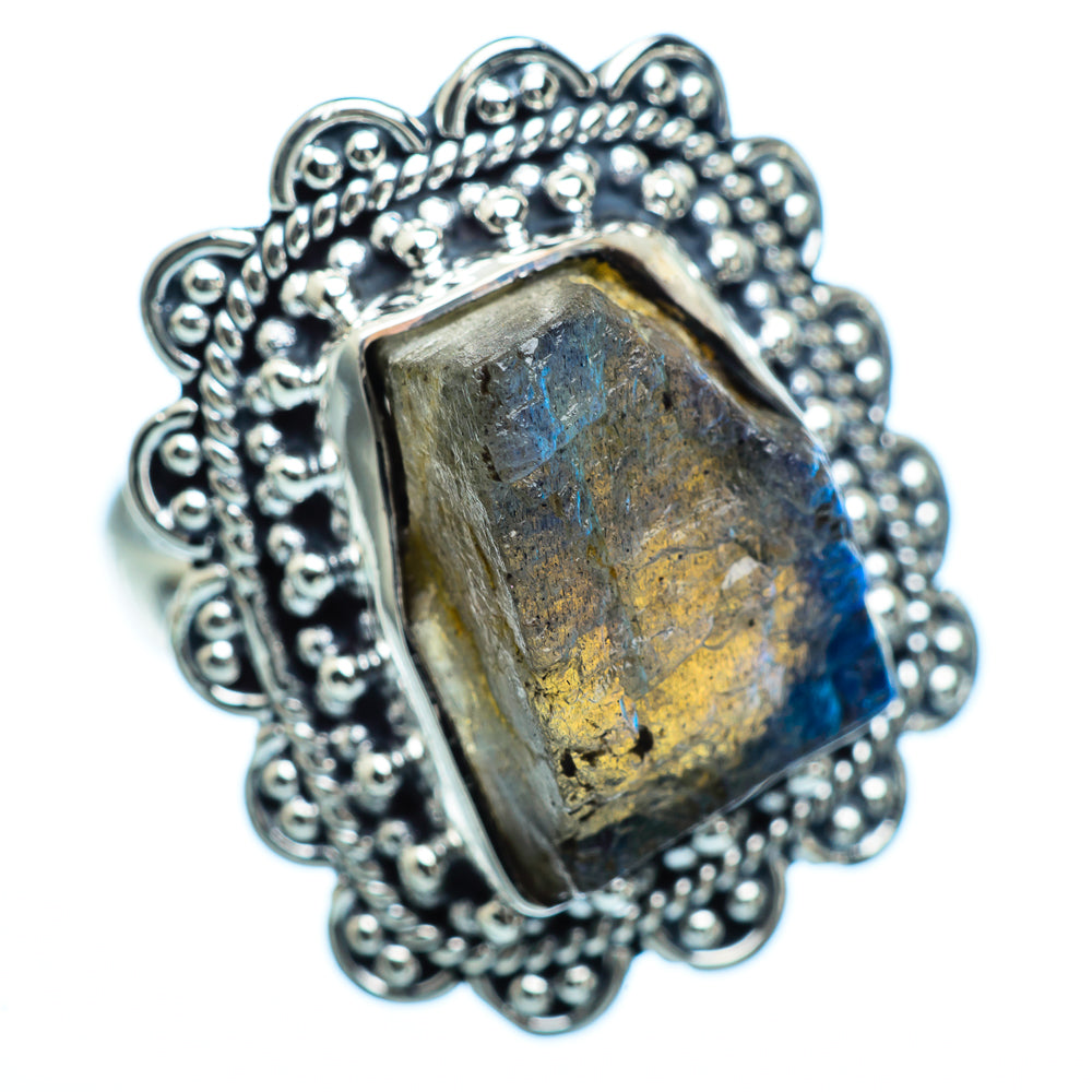Labradorite Rings handcrafted by Ana Silver Co - RING989283