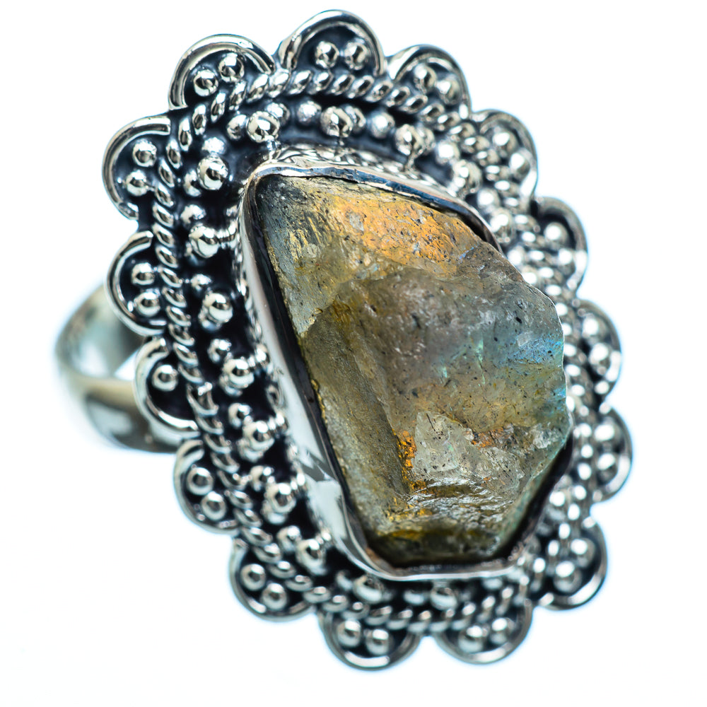 Labradorite Rings handcrafted by Ana Silver Co - RING989309
