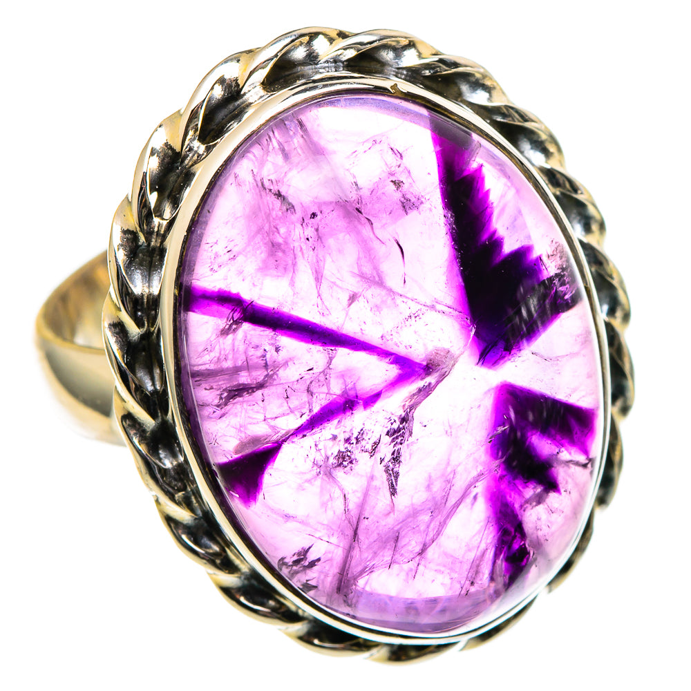 Star Amethyst Rings handcrafted by Ana Silver Co - RING98931