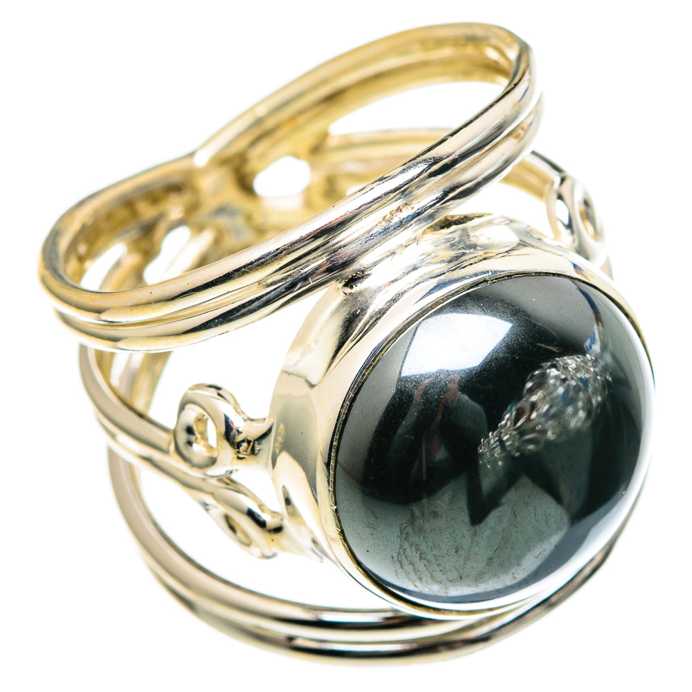 Hematite Rings handcrafted by Ana Silver Co - RING98948