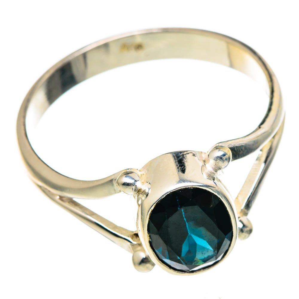 Blue Spinel Rings handcrafted by Ana Silver Co - RING98953