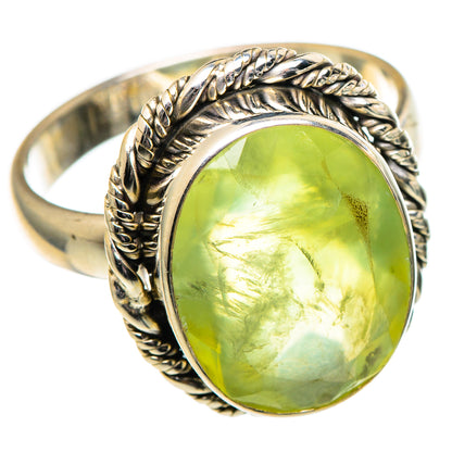 Prehnite Rings handcrafted by Ana Silver Co - RING98957