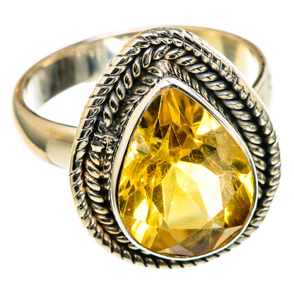 Citrine Rings handcrafted by Ana Silver Co - RING98960