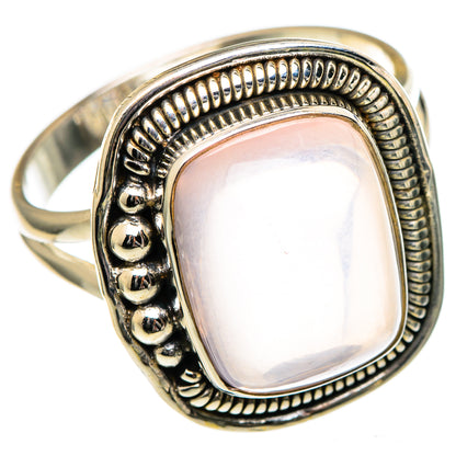 Rose Quartz Rings handcrafted by Ana Silver Co - RING98965
