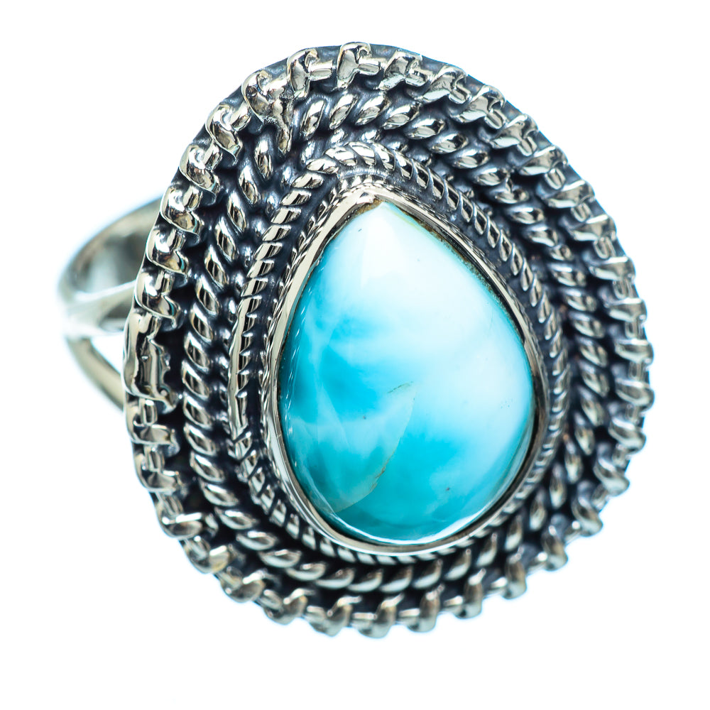 Larimar Rings handcrafted by Ana Silver Co - RING989761