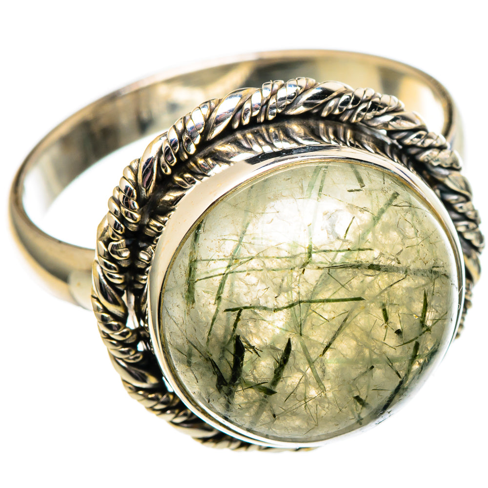 Tourmalinated Quartz Rings handcrafted by Ana Silver Co - RING98978