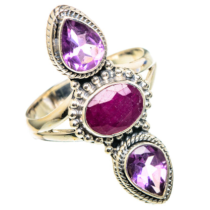 Ruby Rings handcrafted by Ana Silver Co - RING98981