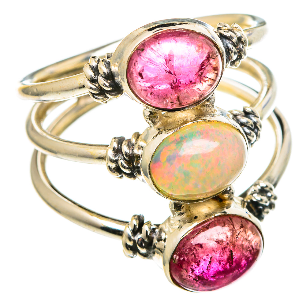 Ethiopian Opal Rings handcrafted by Ana Silver Co - RING98984