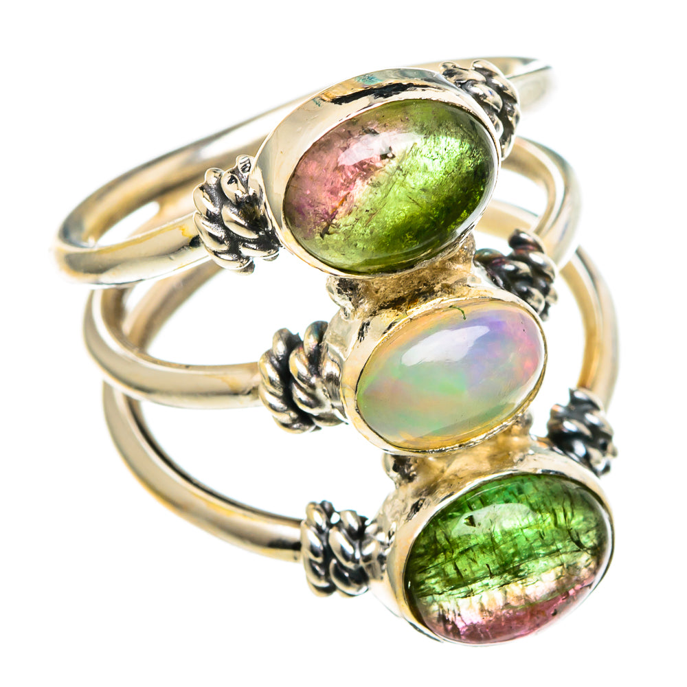 Ethiopian Opal Rings handcrafted by Ana Silver Co - RING98986