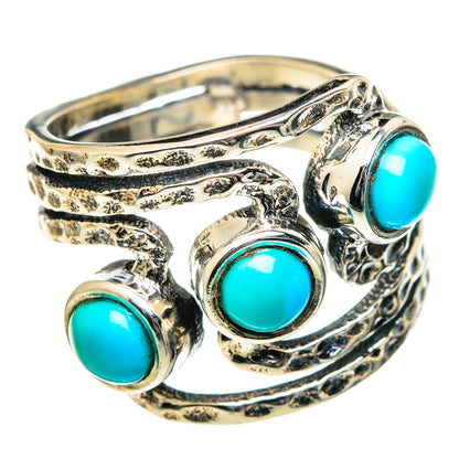 Sleeping Beauty Turquoise Rings handcrafted by Ana Silver Co - RING98990