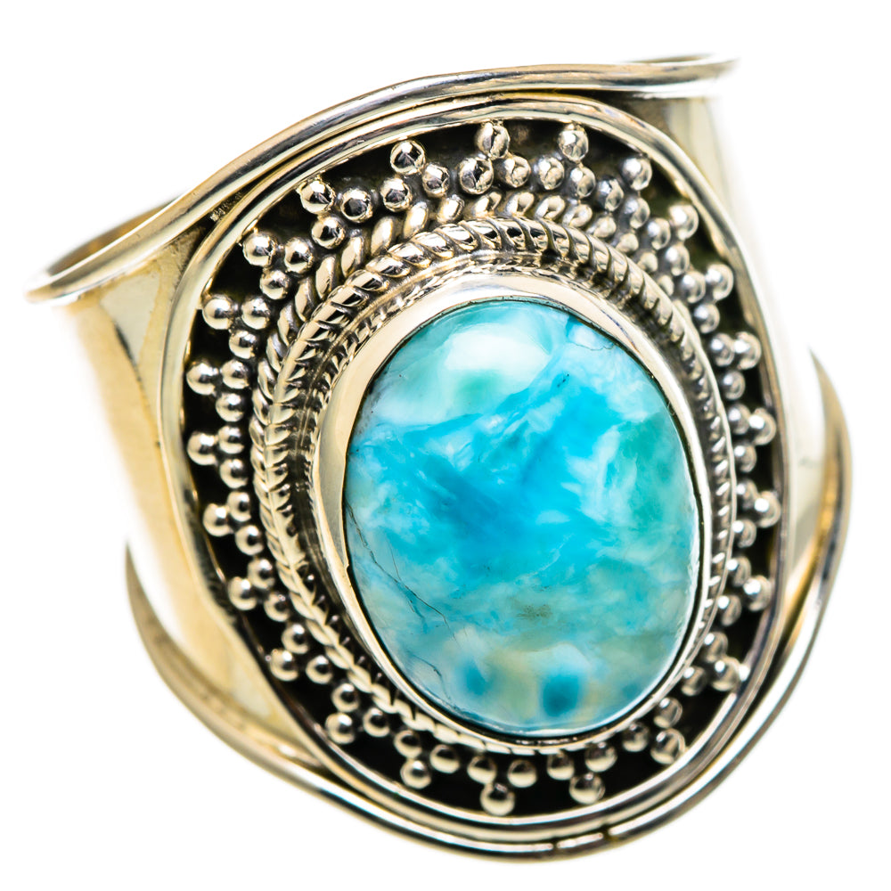 Larimar Rings handcrafted by Ana Silver Co - RING98993