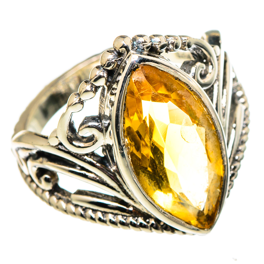 Citrine Rings handcrafted by Ana Silver Co - RING98999