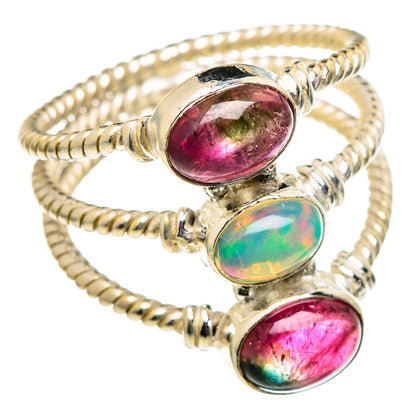 Ethiopian Opal Rings handcrafted by Ana Silver Co - RING99021