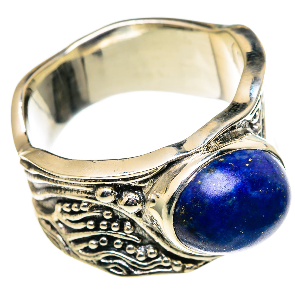 Lapis Lazuli Rings handcrafted by Ana Silver Co - RING99029 - Photo 2