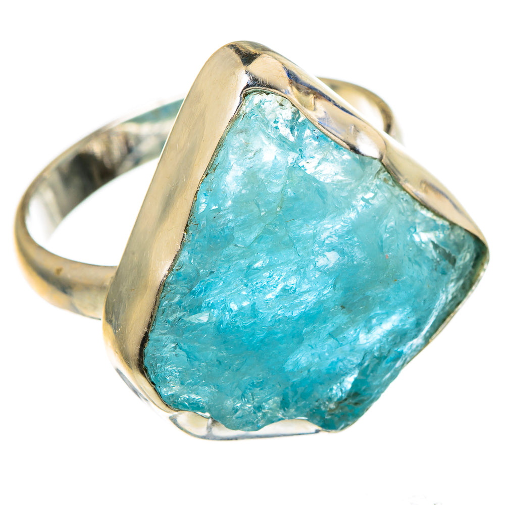 Aquamarine Rings handcrafted by Ana Silver Co - RING99030 - Photo 2