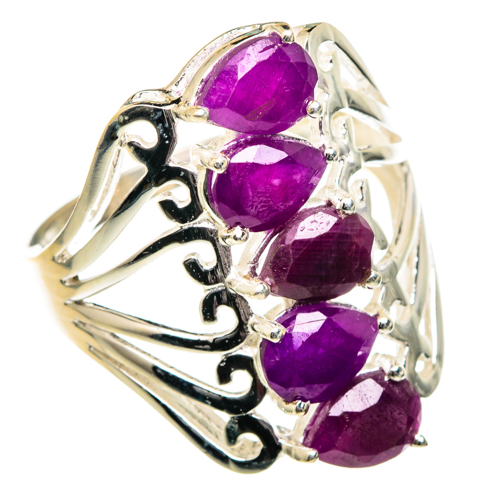 Ruby Rings handcrafted by Ana Silver Co - RING99037