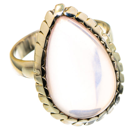 Rose Quartz Rings handcrafted by Ana Silver Co - RING99038