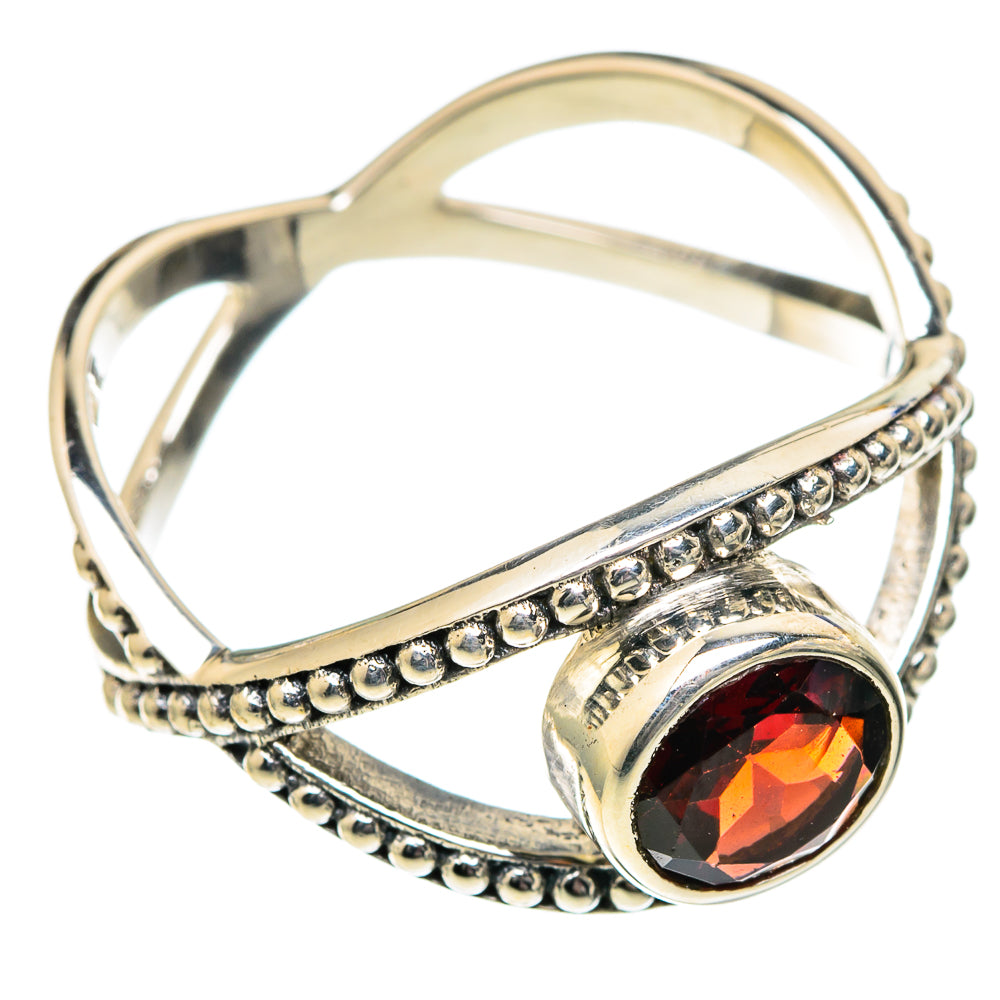 Garnet Rings handcrafted by Ana Silver Co - RING99040