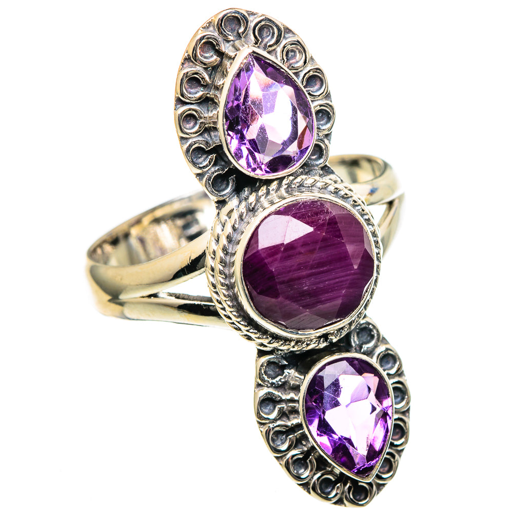 Ruby Rings handcrafted by Ana Silver Co - RING99053