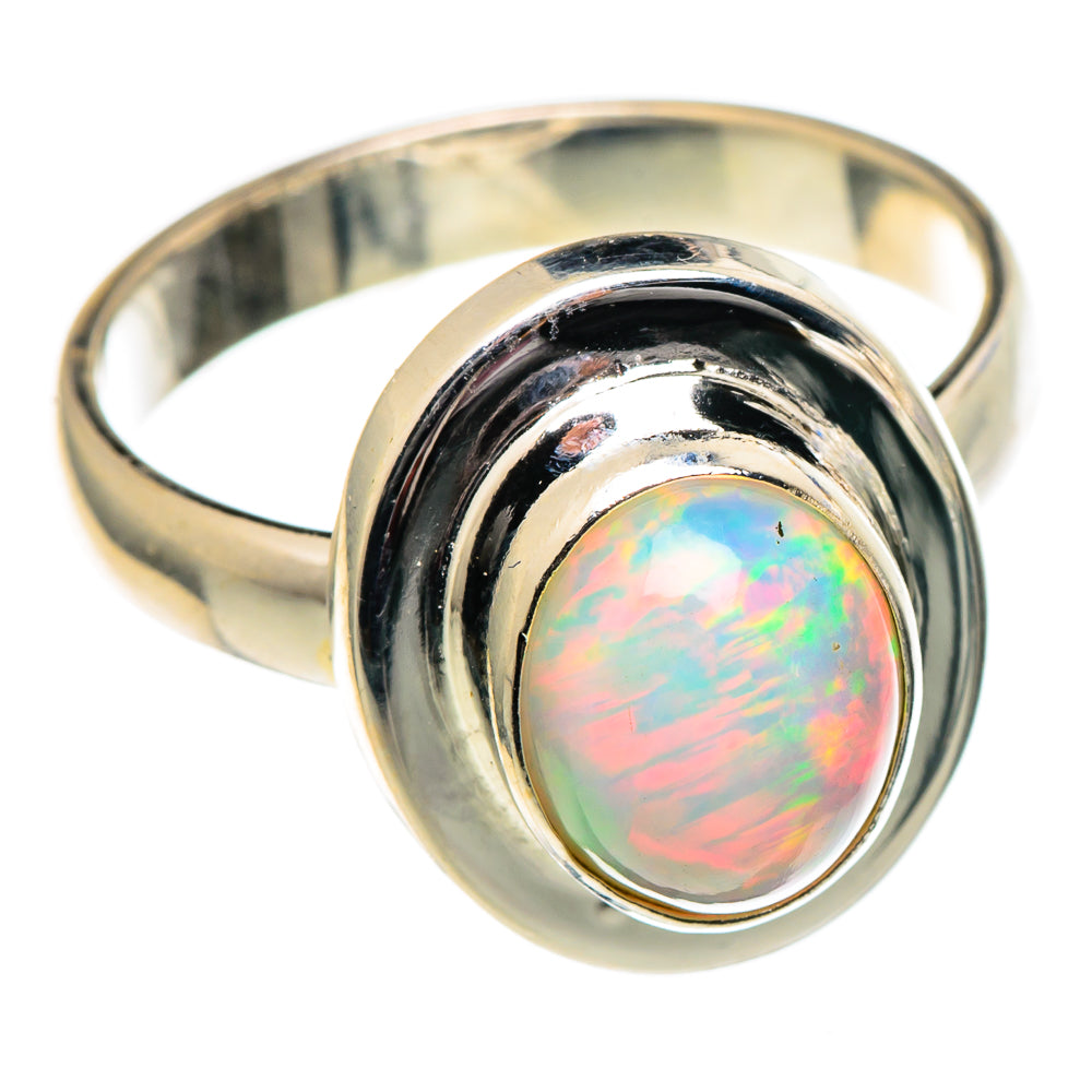 Ethiopian Opal Rings handcrafted by Ana Silver Co - RING99056