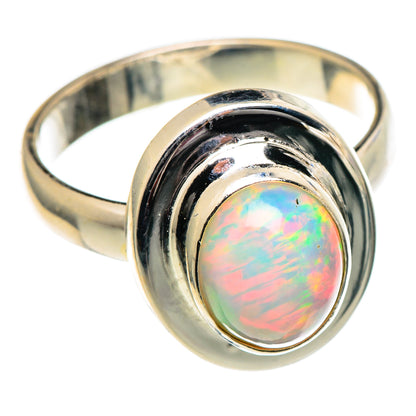 Ethiopian Opal Rings handcrafted by Ana Silver Co - RING99056
