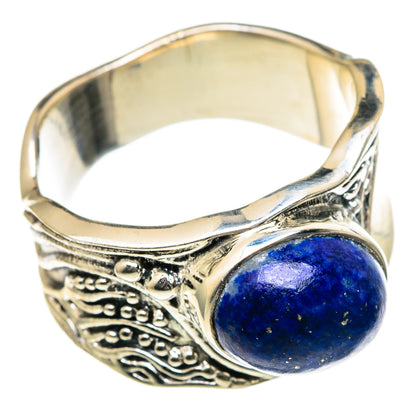 Lapis Lazuli Rings handcrafted by Ana Silver Co - RING99062 - Photo 2