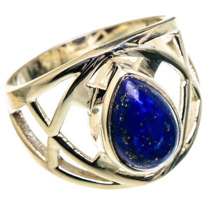 Lapis Lazuli Rings handcrafted by Ana Silver Co - RING99064