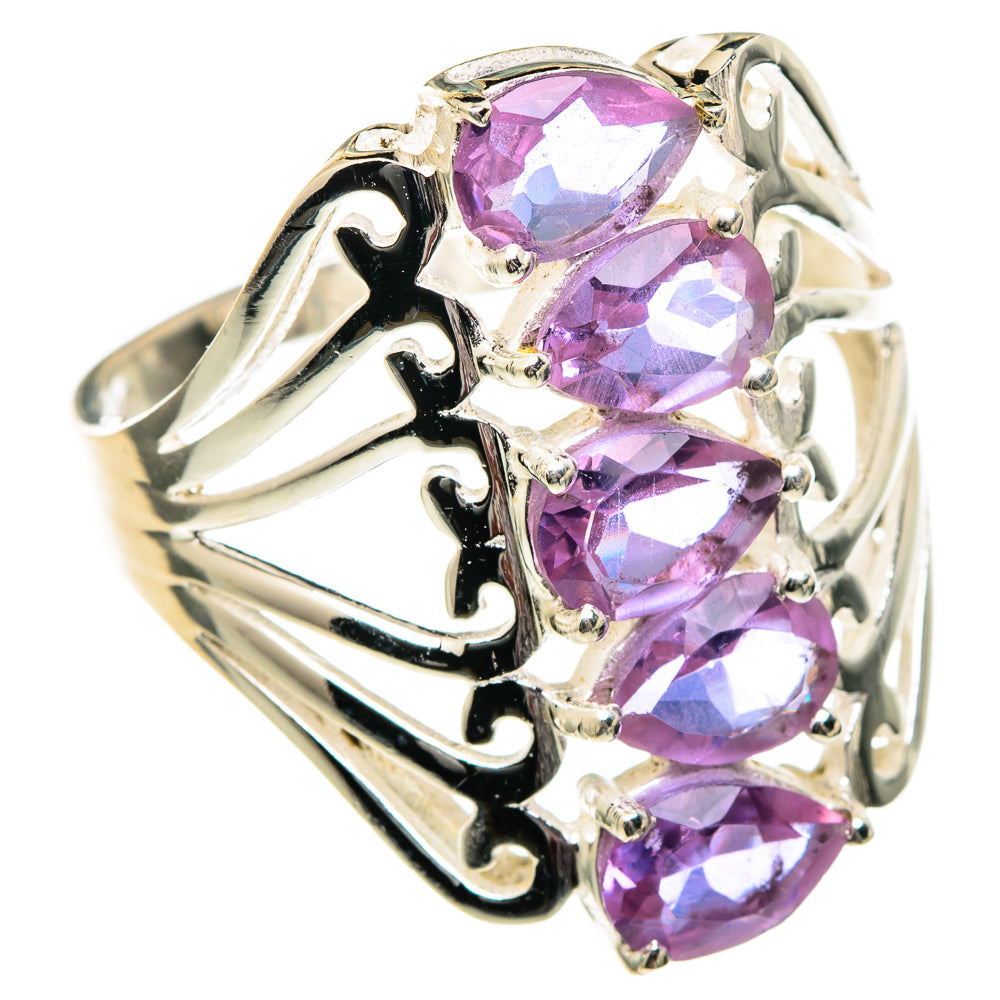 Color Change Alexandrite (lab.) Rings handcrafted by Ana Silver Co - RING99079