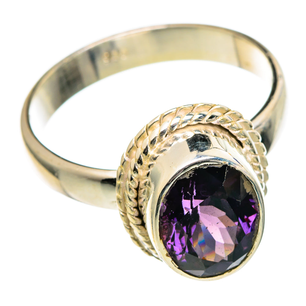 Purple Spinel Rings handcrafted by Ana Silver Co - RING99083 - Photo 2