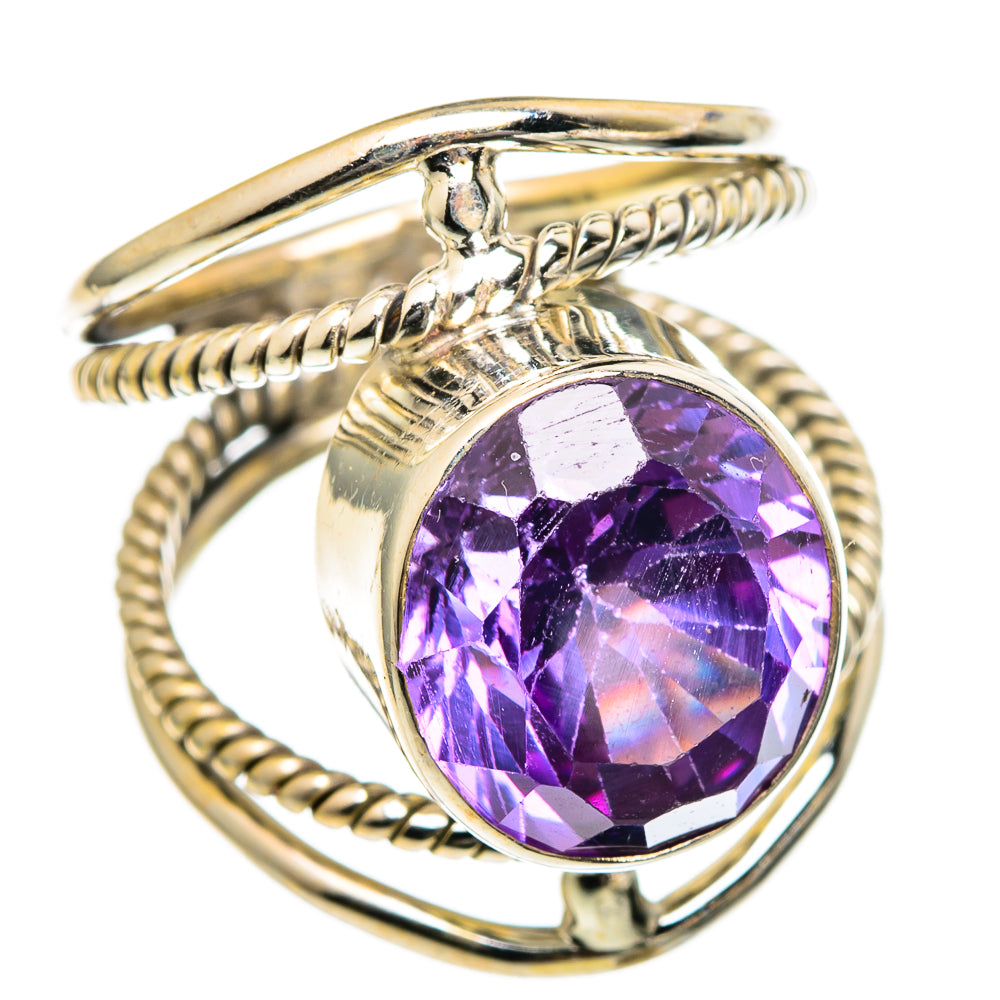 Color Change Alexandrite (lab.) Rings handcrafted by Ana Silver Co - RING99086
