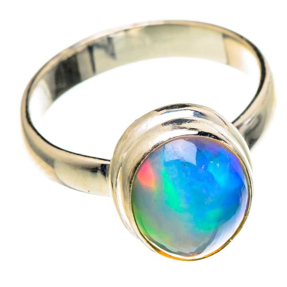 Ethiopian Opal Rings handcrafted by Ana Silver Co - RING99092