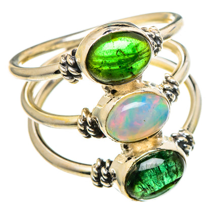 Ethiopian Opal Rings handcrafted by Ana Silver Co - RING99093