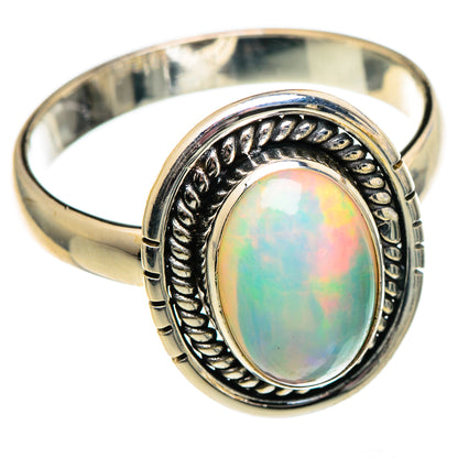 Ethiopian Opal Rings handcrafted by Ana Silver Co - RING99094